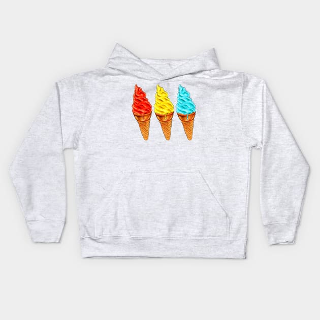 RYB Soft Serve Kids Hoodie by KellyGilleran